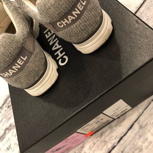 Chanel sneakers sz 38.5